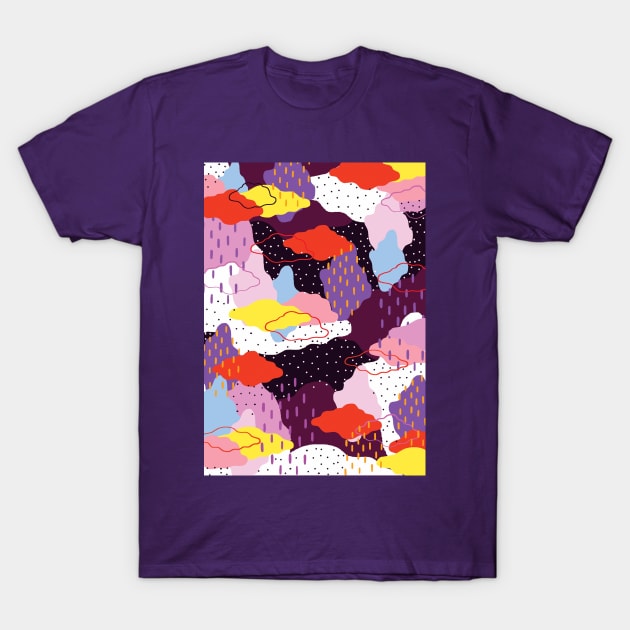 Purple Winter T-Shirt by saif